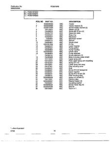 Dishwasher Page 9 Diagram and Parts List for 789  Frigidaire Dishwasher