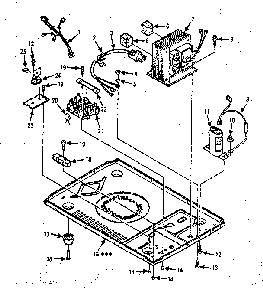 Microwave Parts Diagram and Parts List for 5648773581  Kenmore Microwave