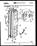 FREEZER DOOR PARTS Diagram and Parts List for FMW220EN4F  Kelvinator Refrigerator