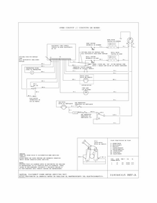 Wiring Diagram Diagram and Parts List for 79030479401  Kenmore Wall Oven