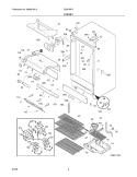 CABINET Diagram and Parts List for R22CWF5  Frigidaire Refrigerator