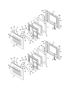 Part Location Diagram of 139099605 Frigidaire DOOR ASSEMBLY