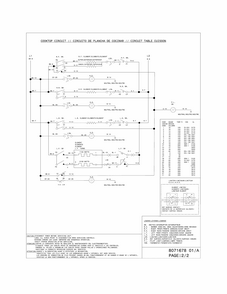 Wiring Diagram Diagram and Parts List for 79098052004  Kenmore Range