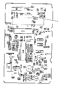 Power And Control Circuit Board Diagram and Parts List for 5648775380  Kenmore Microwave