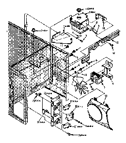 Switches And Microwave Parts Diagram and Parts List for 5648888610  Kenmore Microwave
