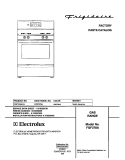 COVER Diagram and Parts List for FGF378ACA  Frigidaire Range