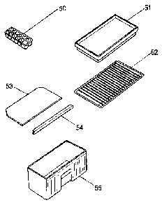 Shelves And Accessories Diagram and Parts List for 5648993641  Kenmore Refrigerator