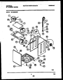 CABINET PARTS Diagram and Parts List for MLXG42RBWD0  Kelvinator Washer Dryer Combo