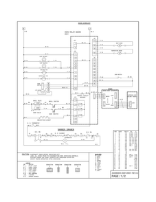 Wiring Diagram Diagram and Parts List for EI30GF45QSA  Electrolux Range