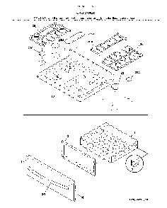Top/drawer Diagram and Parts List for 79074233315  Kenmore Range