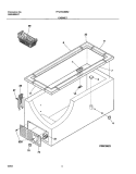 CABINET Diagram and Parts List for FFC15C8BB2  Frigidaire Freezer