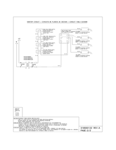 Wiring Diagram Diagram and Parts List for CGDS3065KF6  Frigidaire Range