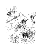 PULLEY, BELTS Diagram and Parts List for LT800EXF6  Frigidaire Washer
