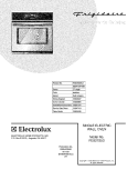 COVER Diagram and Parts List for FEB27S5DCA  Frigidaire Wall Oven