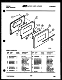 Part Location Diagram of 533T039W02-00 Frigidaire PANEL-WHITE