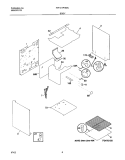 BODY Diagram and Parts List for FPF311PHWC  Frigidaire Range