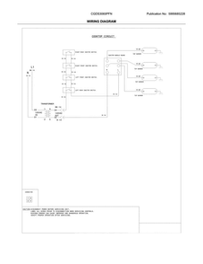 Wiring Diagram Diagram and Parts List for CGDS3065PFN  Frigidaire Range