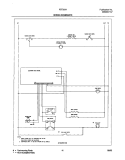 WIRING SCHEAMTIC Diagram and Parts List for FEF355AWC  Frigidaire Range