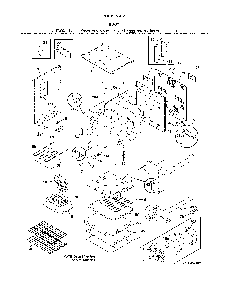 Body Diagram and Parts List for 79094153312  Kenmore Range