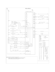Wiring Diagram Diagram and Parts List for FGDS3065PFG  Frigidaire Range