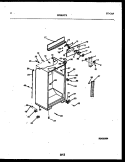 CABINET PARTS Diagram and Parts List for FPES19TRW0  Frigidaire Refrigerator