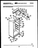 CABINET PARTS Diagram and Parts List for RTG15VGLH2B  Frigidaire Refrigerator