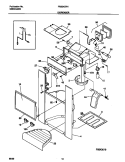 DISPENSER Diagram and Parts List for FRS24ZRHB4  Frigidaire Refrigerator