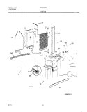 SYSTEM Diagram and Parts List for FRS24ZRGW1  Frigidaire Refrigerator