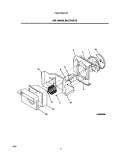 AIR HANDLING PARTS Diagram and Parts List for FAC103J1A1  Frigidaire Air Conditioner