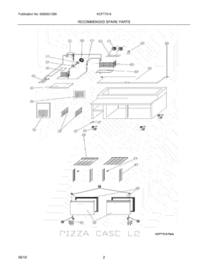 Part Location Diagram of 5304493486 Frigidaire SUPPORT