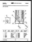 SYSTEM AND AUTOMATIC DEFROST PARTS Diagram and Parts List for FCDWF135E1  Frigidaire Refrigerator