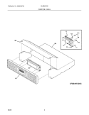 Part Location Diagram of 318342908 Frigidaire Control Panel Assembly,glass ,bisque ,w/touch pad