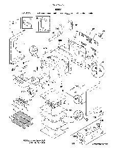 Body Diagram and Parts List for 79094193316  Kenmore Range