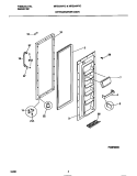 REFRIGERATOR DOOR Diagram and Parts List for MRS22WRCD2  Frigidaire Refrigerator