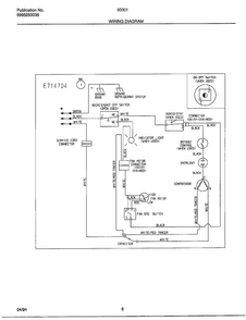 Wiring Diagram Diagram and Parts List for 93301A  Frigidaire Dehumidifier