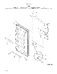 Door Diagram and Parts List for 25322442415  Kenmore Freezer