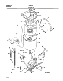 WSHR MTR, HOSE Diagram and Parts List for SWS933AQ1  Westinghouse Washer