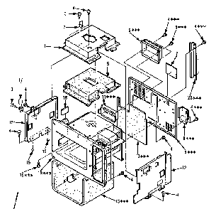 Cavity Parts-a Diagram and Parts List for 5648668611  Kenmore Microwave