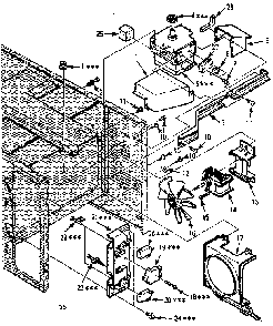 Switches And Microwave Parts Diagram and Parts List for 5648744780  Kenmore Microwave