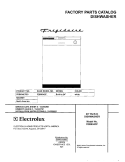 COVER Diagram and Parts List for FDB634CFS3  Frigidaire Dishwasher