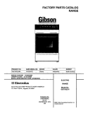 COVER Diagram and Parts List for GEF352CHSB  Gibson Range