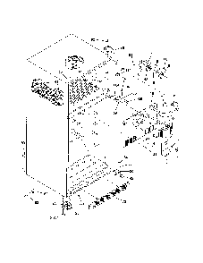 Cabinet Diagram and Parts List for FFHI1817LS7  Frigidaire Refrigerator