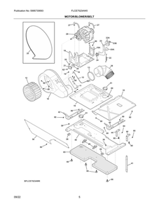 Part Location Diagram of 5304531913 Frigidaire BRACKET