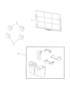 Recommended Spare Parts Diagram and Parts List for CAD504DUL12  Frigidaire Dehumidifier