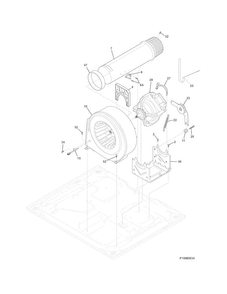 Motor/fan Diagram and Parts List for EIED50LIW2  Electrolux Dryer