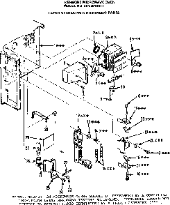 Part Location Diagram of 11422 Maytag Magnetron