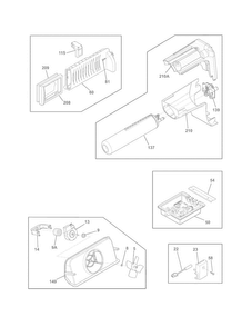 Controls Diagram and Parts List for FGHS2631PP0  Frigidaire Refrigerator
