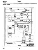 WIRING DIAGRAM Diagram and Parts List for FEF389WECE  Frigidaire Range