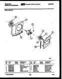 AIR HANDLING PARTS Diagram and Parts List for A08LH5L2  Frigidaire Air Conditioner