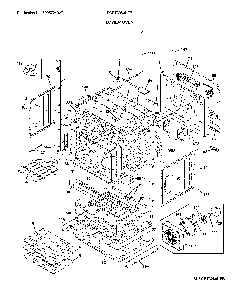 Lower oven Diagram and Parts List for FGET3069UFB  Frigidaire Wall Oven